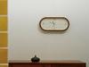 INTERFORM Curva Wall Clock, Brown, CL-4507BN, Sweep Movement
