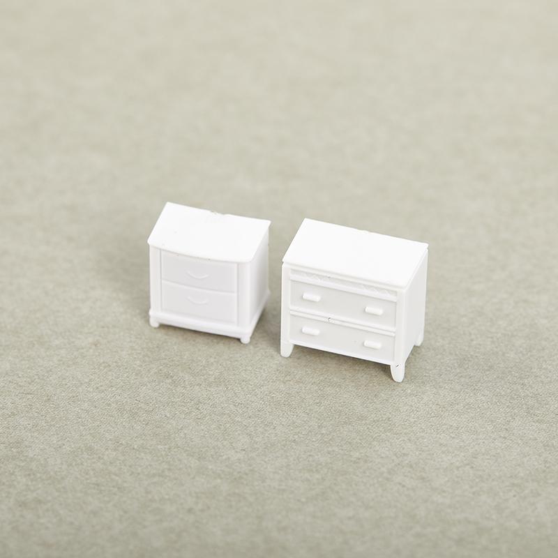 8/10Pcs 1:75 Scale Dinning Miniature Chair Model Mini Dollhouse Furniture Decor