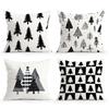 Christmas Simplicity Pillowcase Bedroom Sofa Cushion Cover 100% Polyester Living Room Cushion Pillowcase Home Decor