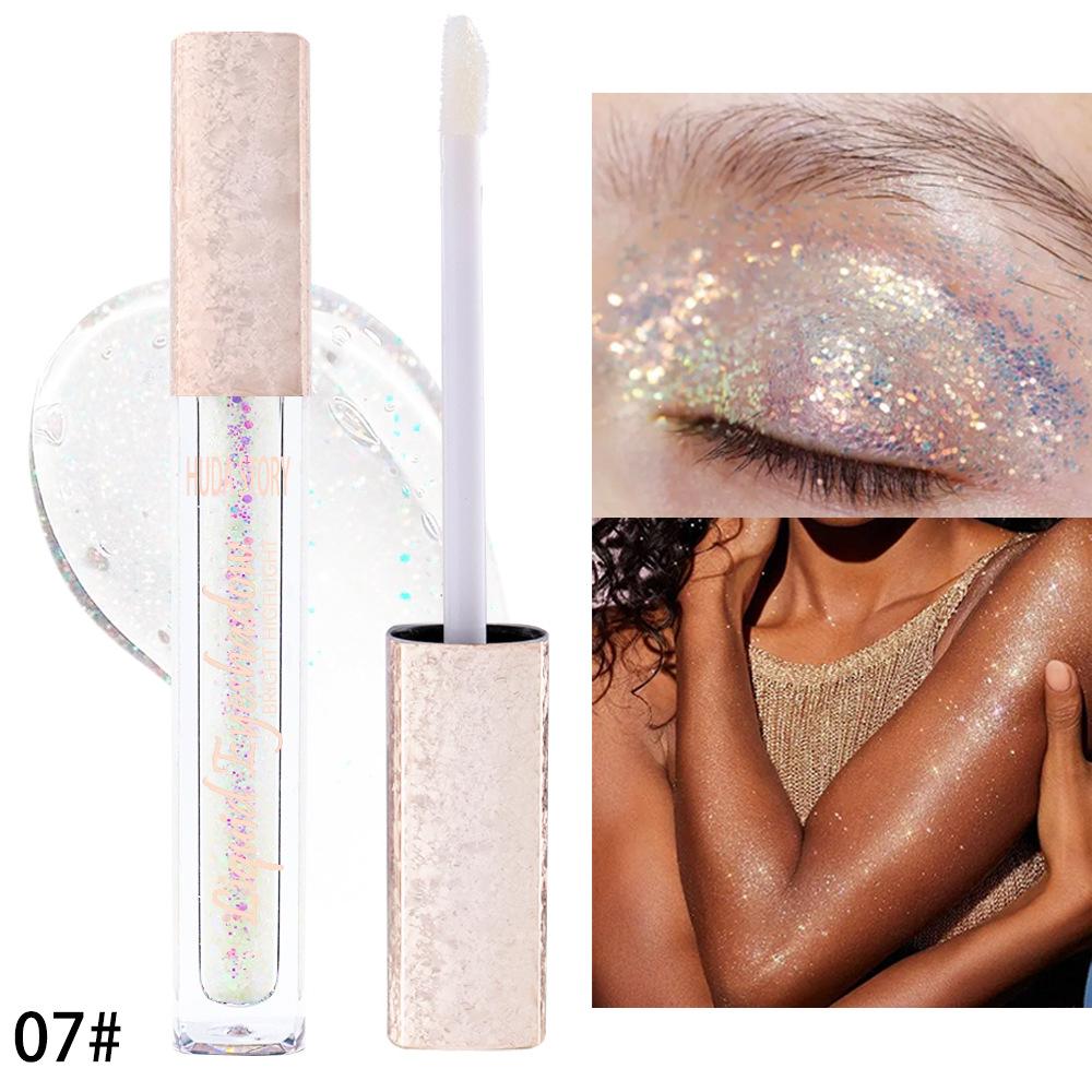 

Жидкие тени для век, многофункциональный перламутровый блеск для губ «Роза пустыни», блестящий блеск, жидкие водостойкие и устойчивые к поту тени для век 07#