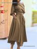 Spring Women's Elegant One-Shoulder Dress with Cinched Waist