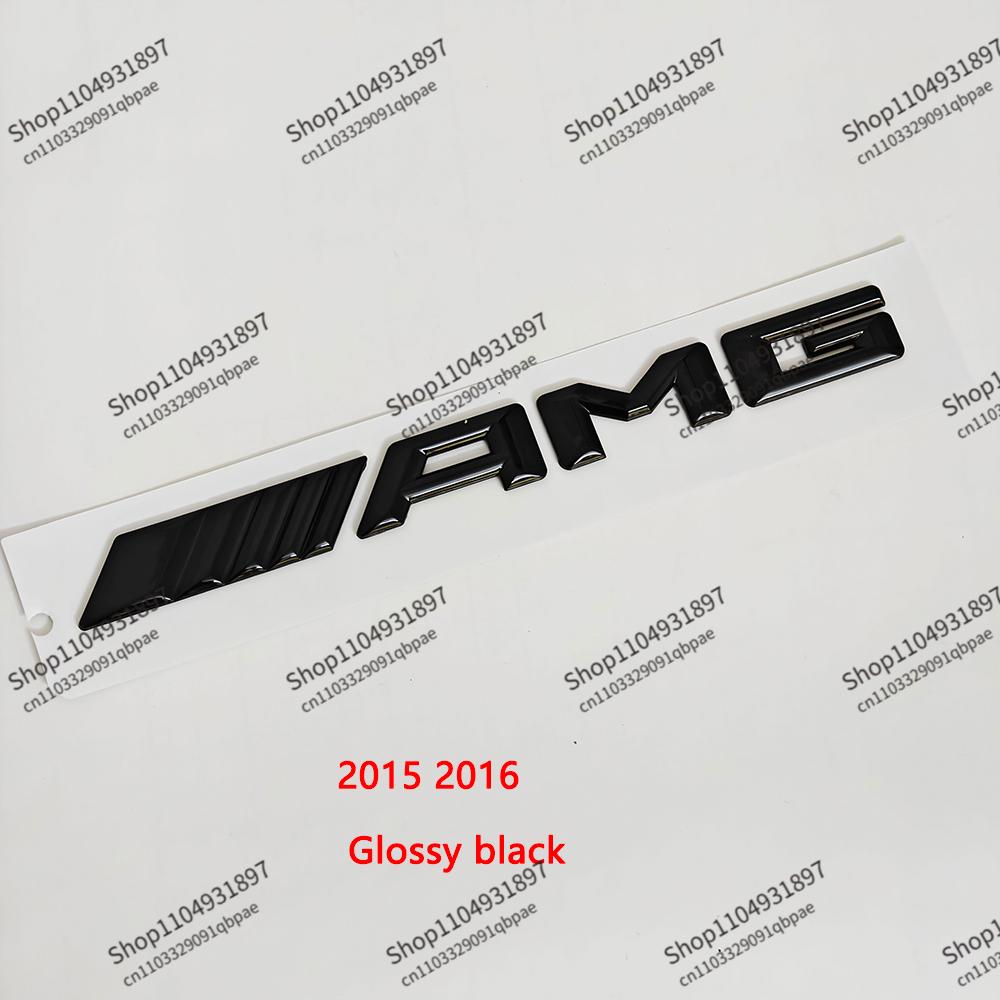 3D ABS Black Logo AMG Emblem Letters Car Trunk Badge For Mercedes Benz W204 W205 W176 W177 W212 W213 AMG Sticker Accessories
