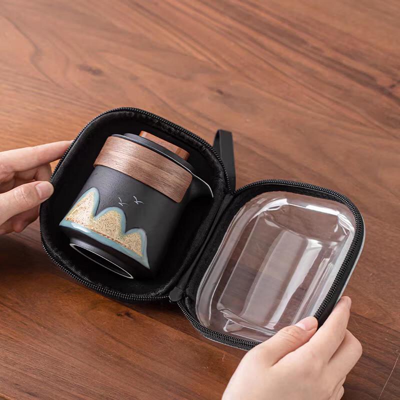 Forbidden City Cultural Creative Travel Tea Set