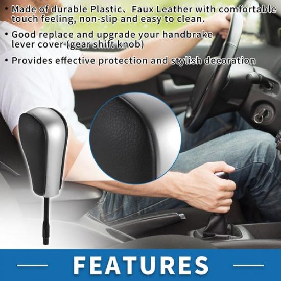 Automatic Gear Shifter Knob Single  for BMW 1 Series E81 2006-2011 Leather