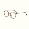Y2K Style Women's Non Prescription Glasses, Full Frame Square Frame Plastic AC Lens Glasses