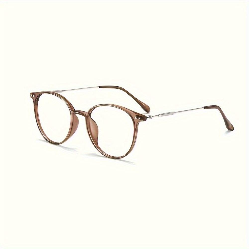 Y2K Style Women's Non Prescription Glasses, Full Frame Square Frame Plastic AC Lens Glasses