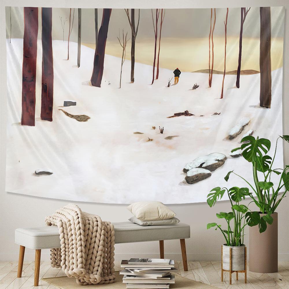 Nordisch einfach psychedelische Szene Heimdekoration Wandteppich Hippie Bohemian DEKORATIONSWANDTEPPICH Strandmatte Schlafzimmer Wandbehang
