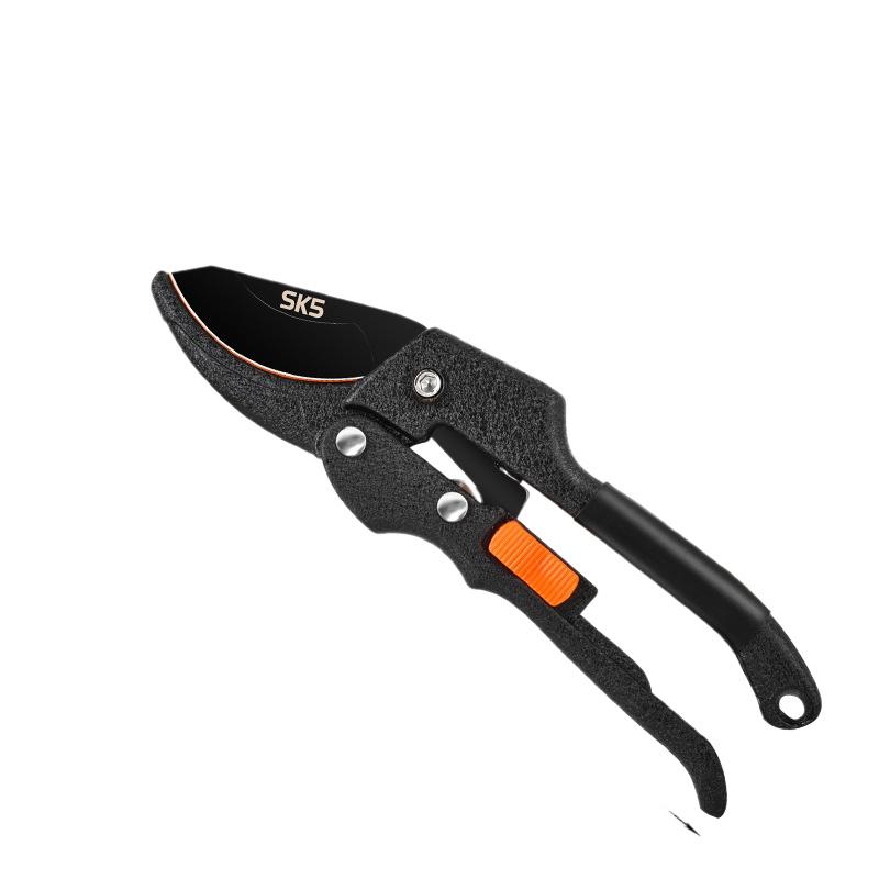 

Effortless Fruit Branch Cutting Horticultural Branch Cutting Stainless Steel SK5 Coarse Branch Cutting Orchard Pruning чорний