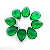 AGL Certified Pear-Shaped Zambian Cultured Emerald Loose Stone