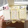 Colorful Seashell Flower Bear Phone Case IPhone 17 Pro Max 16 15 Anti Drop Full Cover Soft Edge Hard Back