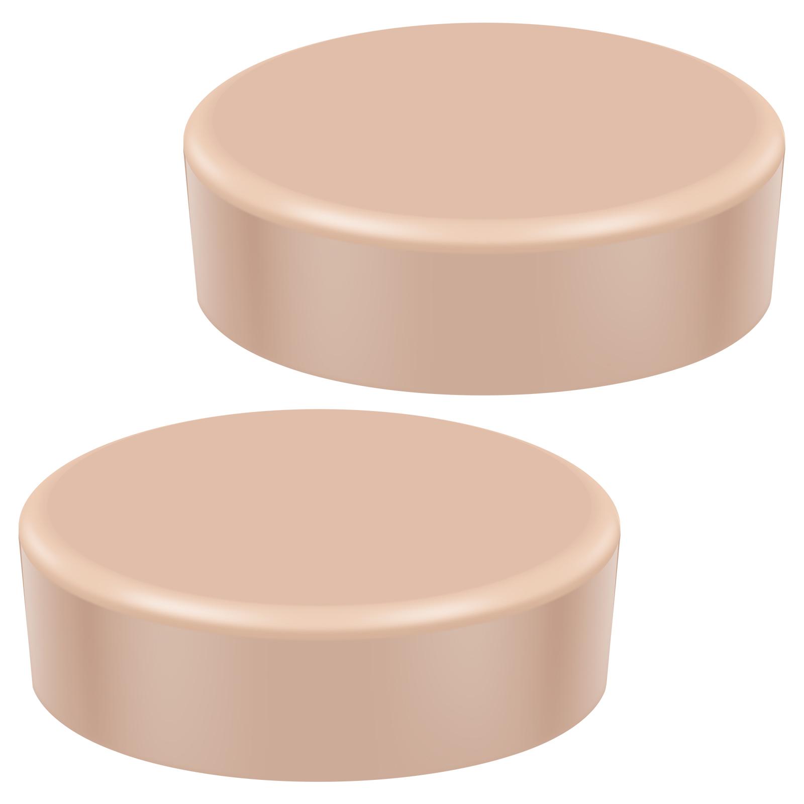 

2Pcs Round Stool Seat Cover PU Leather Bar Stool Chair Cover Waterproof Dustproof Elastic Furniture Protector for Restaurant Bar Diameter 30-38cm