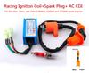 Racing Ignition Coil Spark Plug AC Cdi For Gy6 Scooter Go Kart 150cc 125cc 50cc ATV