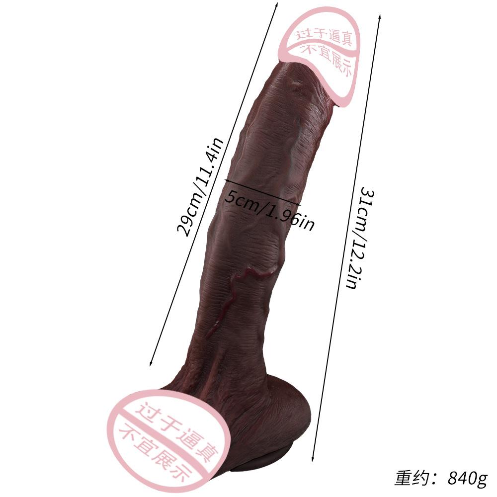 Černá Simulovaná Dračí Kost Vibrující Mužská Figurka Realisticky Zreplikovaný Penis Ženské Samozavlažování Dospělý Sexuální Hračka