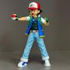 13cm Anime Pokemen Ash Ketchum Figur Pokemen Actionfigurer Pvc Samlemodell Leker Gaver