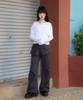 ROSEFRANTZ Layered Shirring Long Sleeve [Ivory]