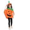 Halloween Costume Set: Pumpkin Cloak, Hat, and Bag for Boys, Girls, Adults, and Children - Perfect for Ghost Festival Dress-Up