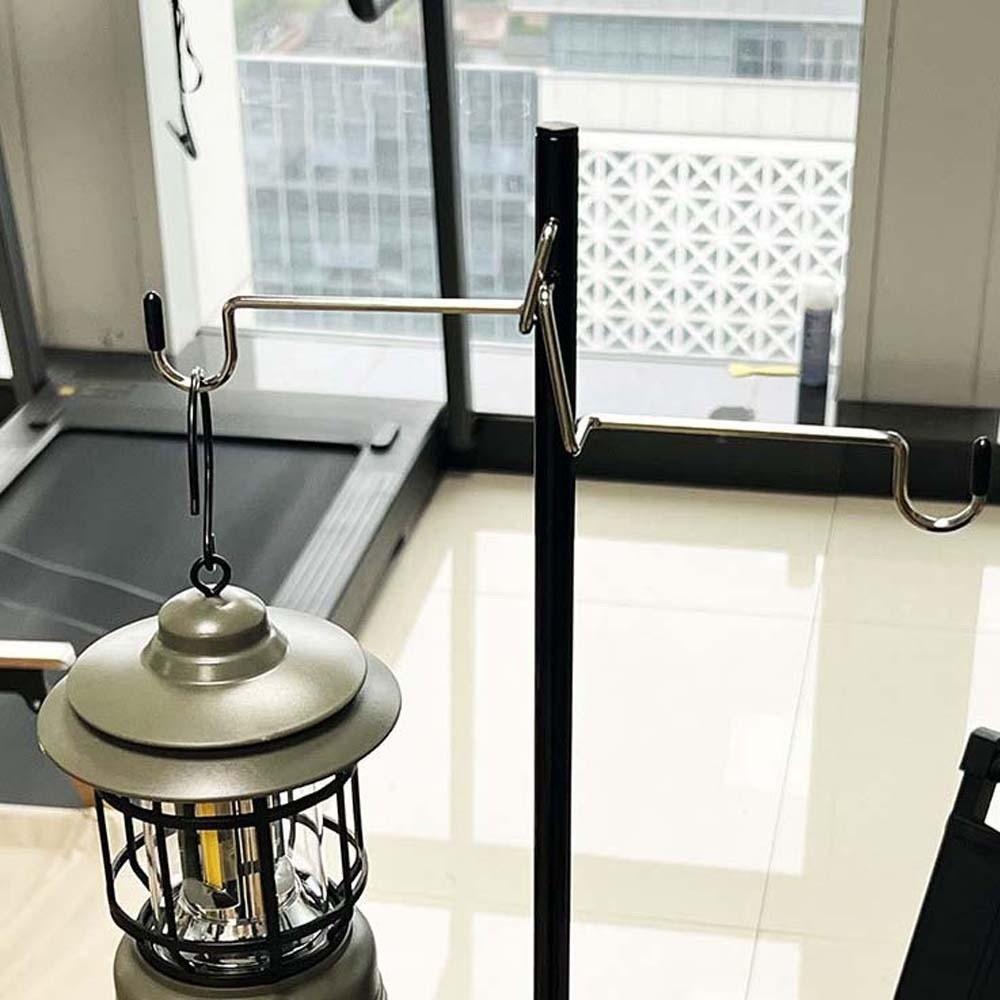 Aluminum Zinc Zinc Alloy Folding Lamp Stand Polyester Portable Lantern Holder Camping Lamp Rod  Fishing