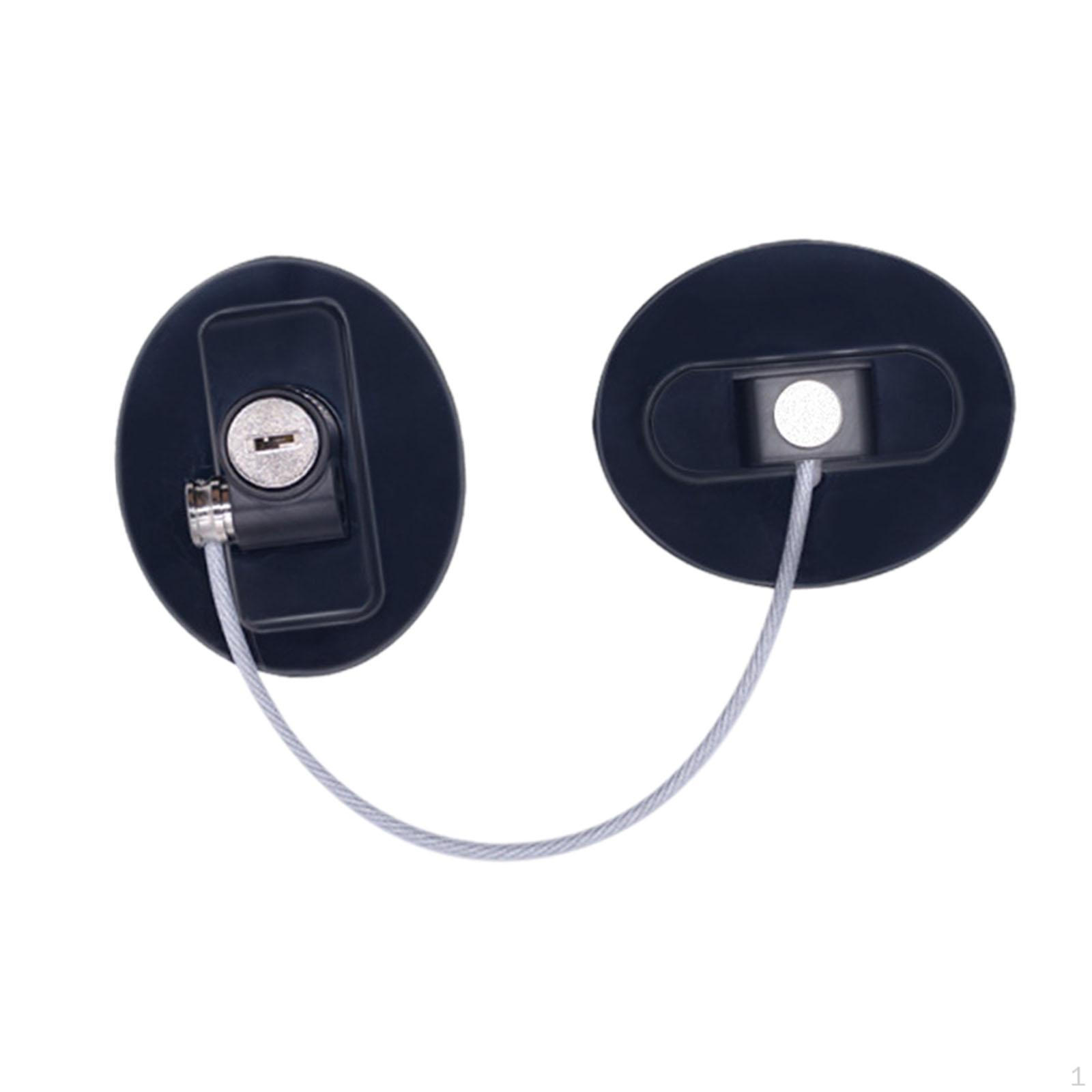 

Замок для защиты детей, Многофункциональный шкаф для холодильника, ящик, Oval Black