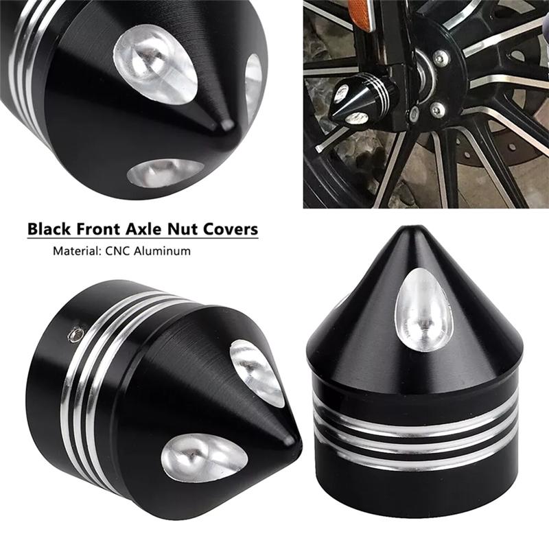 Precise Front Axle Cap Cover For  Dyna Touring Road King Classic FLHRC