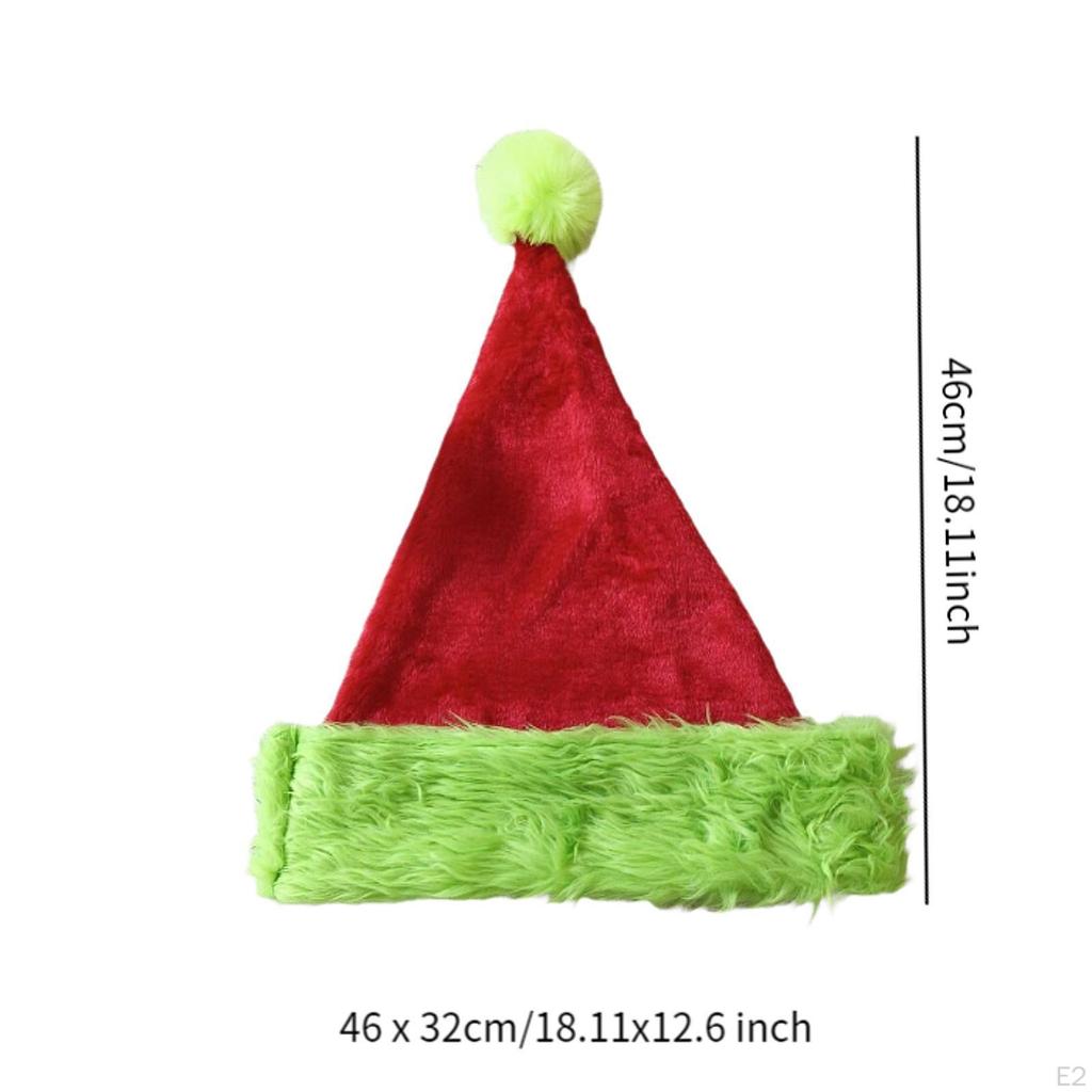 Weihnachtsmannmütze Lustiges Dekoratives Grünes Monster für Feiern Partygeschenke