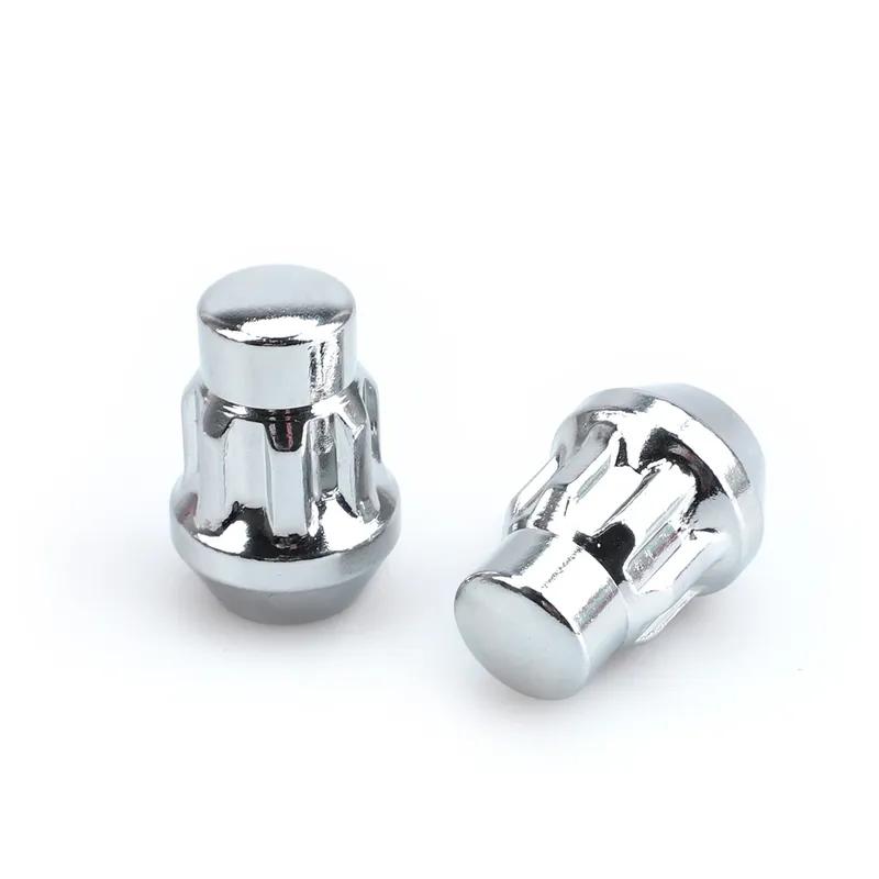 4 Anti Theft Nuts+2keys 33mm Safety Wheel Nuts Secrets M12x1.5 Rims Auto Accessories for Chevrolet Mitsubishi Mazda Kia
