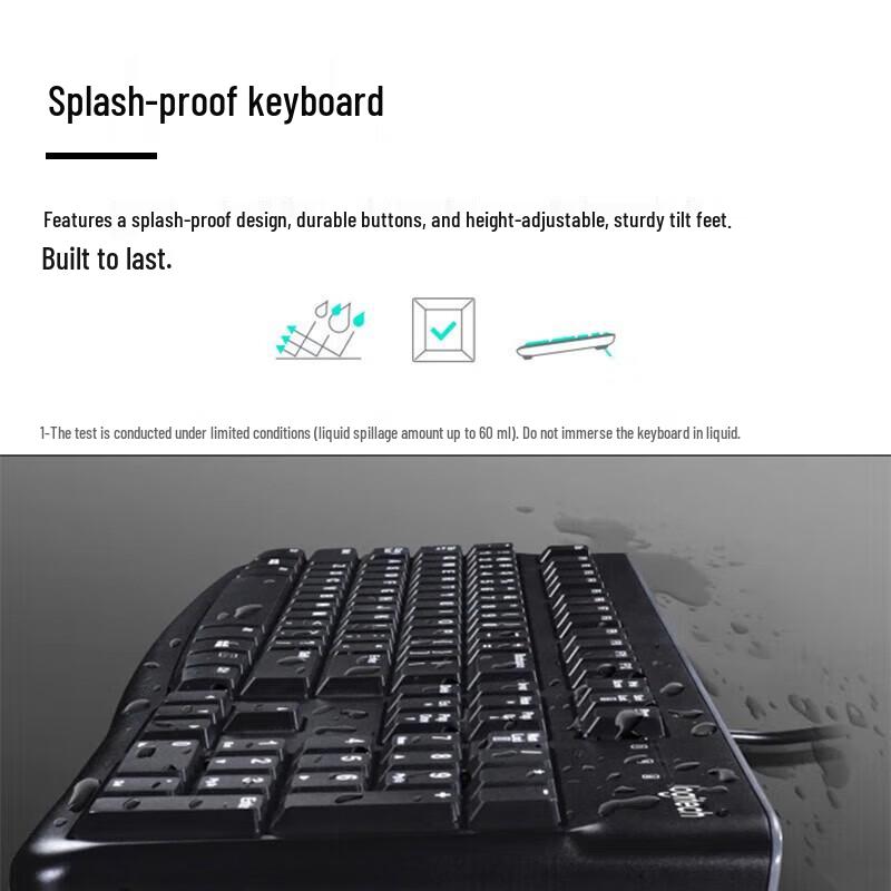Logitech MK121P Wired Keyboard and Mouse Combo