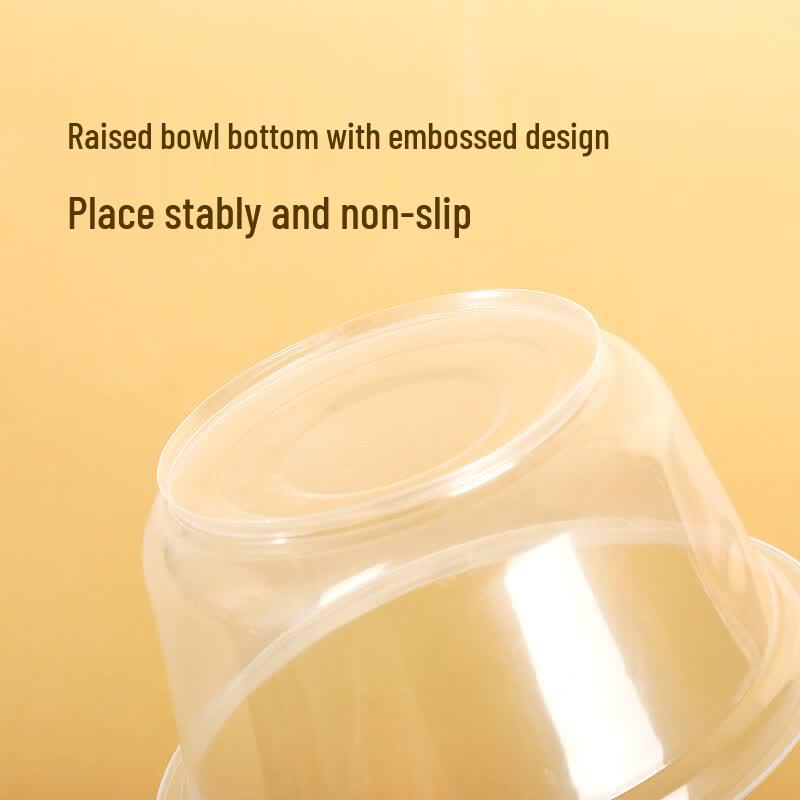 Thickened Disposable Plastic Bowls for Parties