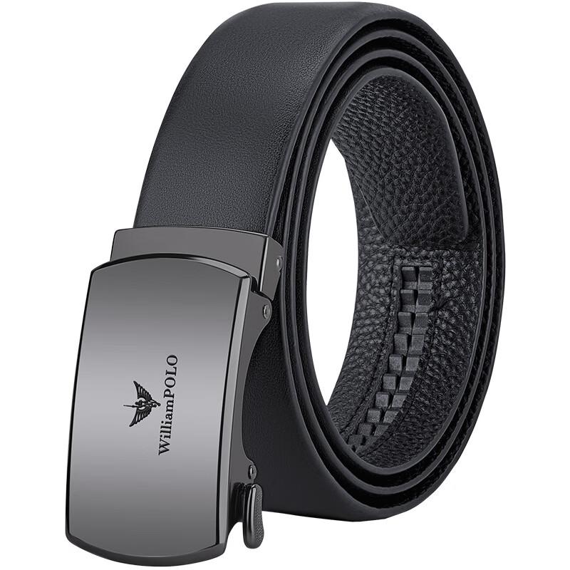 

Мужской кожаный ремень WILLIAMPOLO с автоматической пряжкой