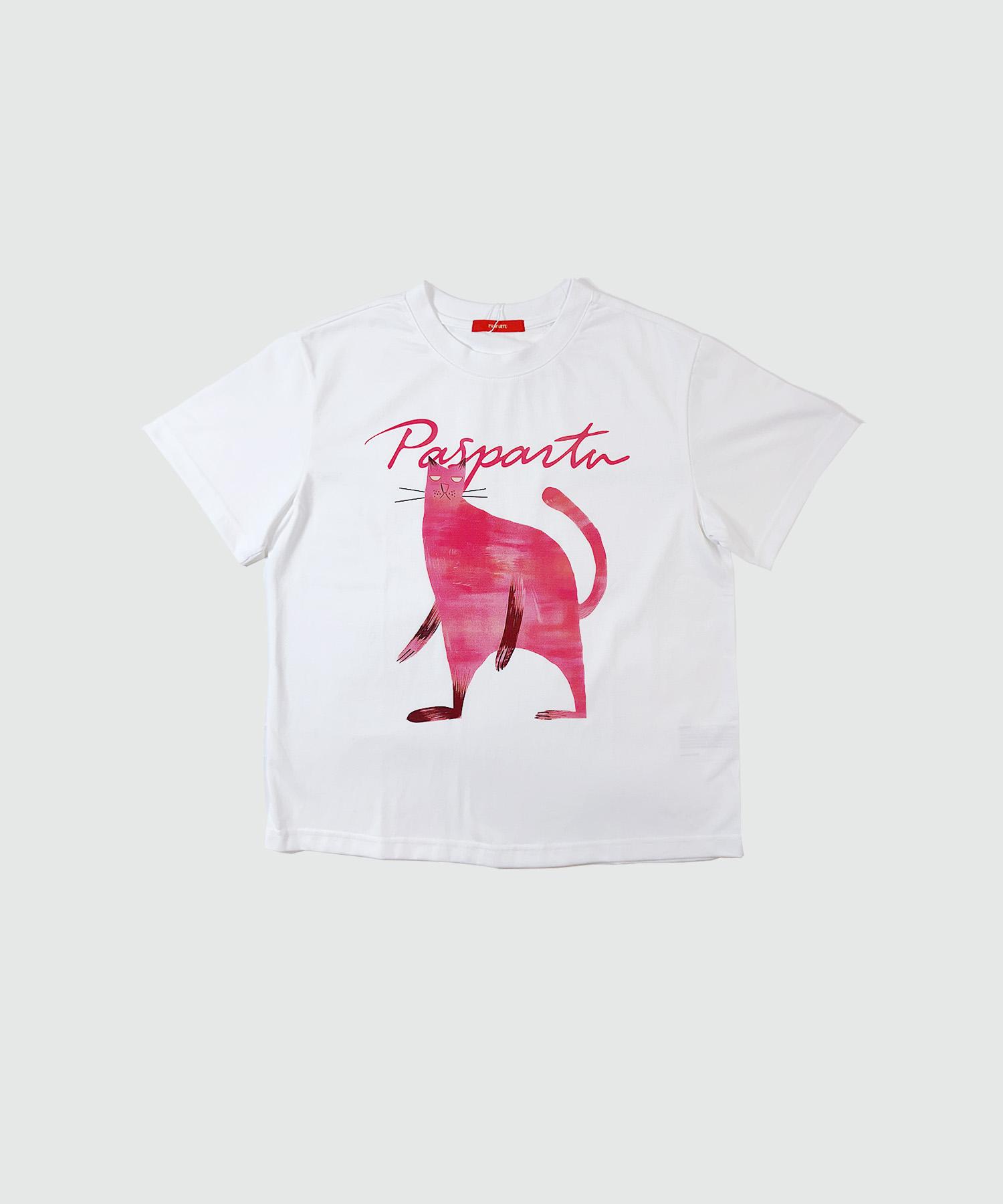Paspartu Scotty Graphic Short Sleeve T-Shirt White
