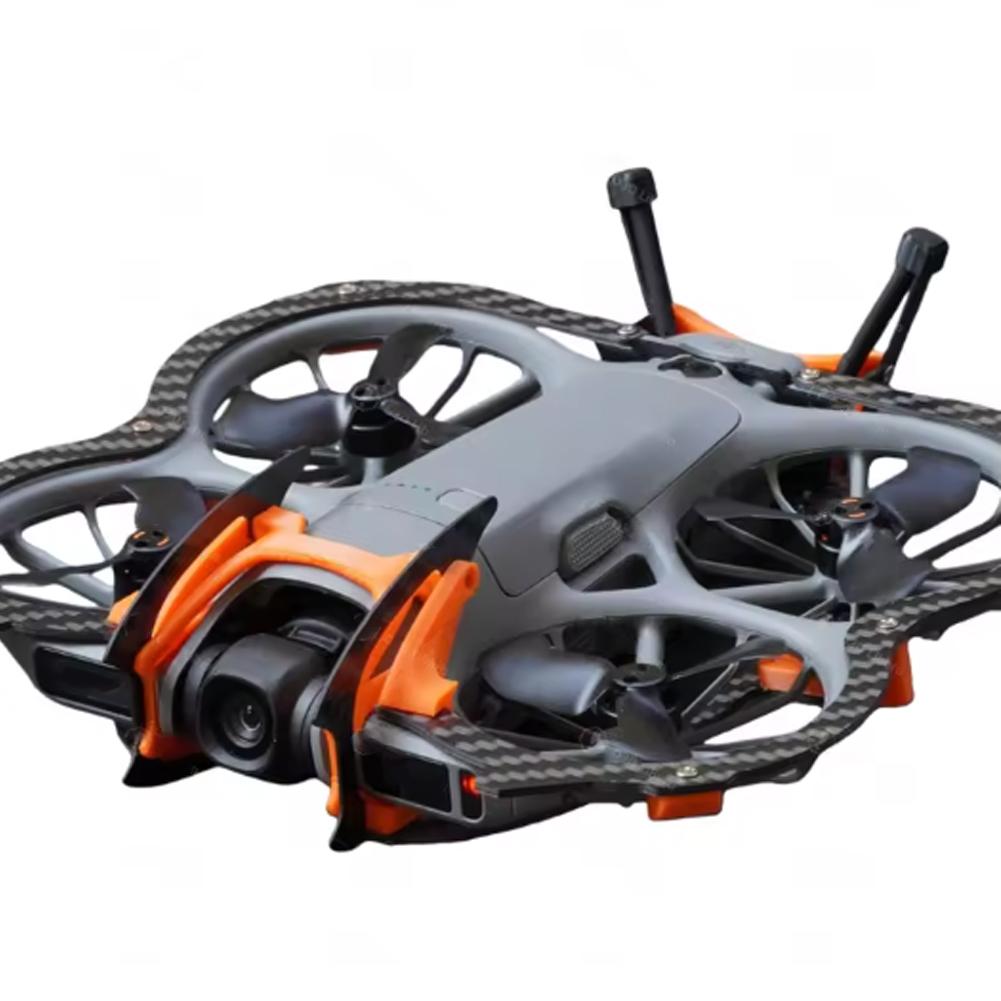 

For 360 ° Anti-collision Protection DJI Neo2 Drone Carbon Fiber Protective Armor High Toughness Protective Accessories чорний