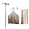 21 Keys Kalimba Steel Keys+Wood Bridge+Musical Instrument Parts Steel Tuning Hammer Kit Musical Enjoyable Instrument Supplies