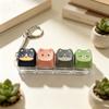 Süße Katze Tastatur Fidget Schlüsselanhänger Fingerknopf Tastenkappe Mechanische Tastenkappe Schlüsselring Anhänger