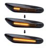 2Pcs LED Turn Signal Side Marker Light Blinker  Dynamic Flowing Lamps For BMW E60 E61 E82 E88 E90 E91 E92 E93 Yellow