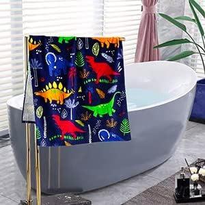 Cute Dinosaurs Beach Towel for Family Staff Friends Gift Towel Quick-Dry Towel For Bath Yoga Tourism Beach GYM Camping Swimming