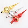 Christmas Tree Topper 23cm Red Gold Silver Tip Shaped Ornament Decorations for Home 2025 Navidad Noel Natal Gift New Year 2025