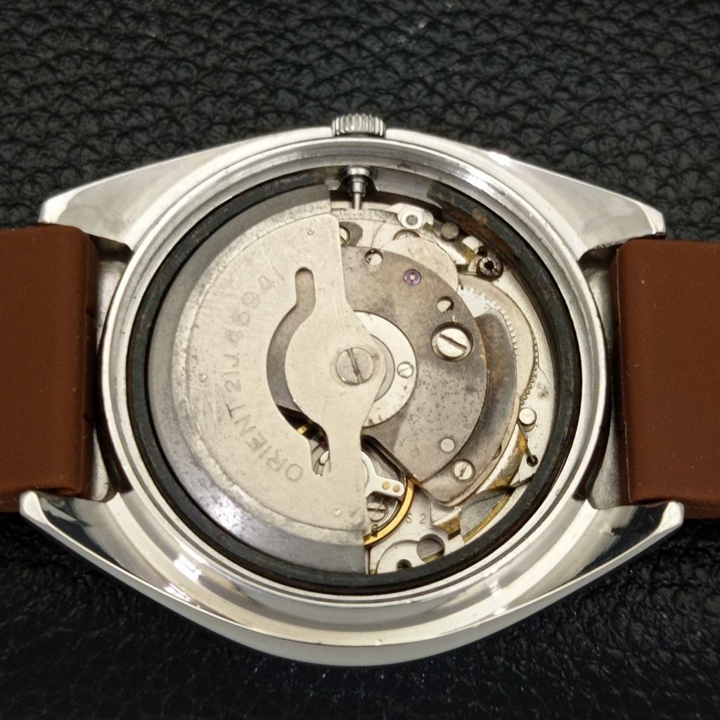 USED ORIENT AUTOMATIC 46941 JAPAN MENS DAY&DATE ORIGINAL DIAL WATCH a433064-2 R114-a433064