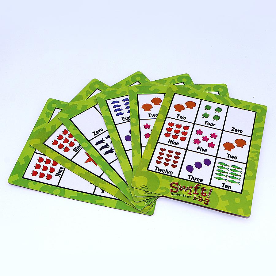 Digital Intelligence Card Game Bright Hand Quick Bingo Desktop Interactive Game Children'S Intelligence Toys