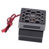 RC Cooling Fan Aluminum Alloy 40mm Motor Fan with Heatsink Metal Cover for 1 8 1 10 RC Car 540 550 F540 3650 3660 Motor