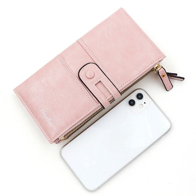 Fashion Wallets for Women Long Slim Credit Card Holder Clutch Wallet Minimalist Coin Purse Brand Classic Zipper Wallets