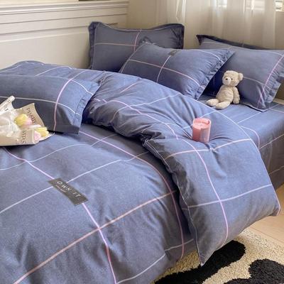 New Thickened and Ground Four-piece Set, Plant Yang Velvet Student Dormitory Three-piece Set, Bedding, Bed Sheet Quilt Cover