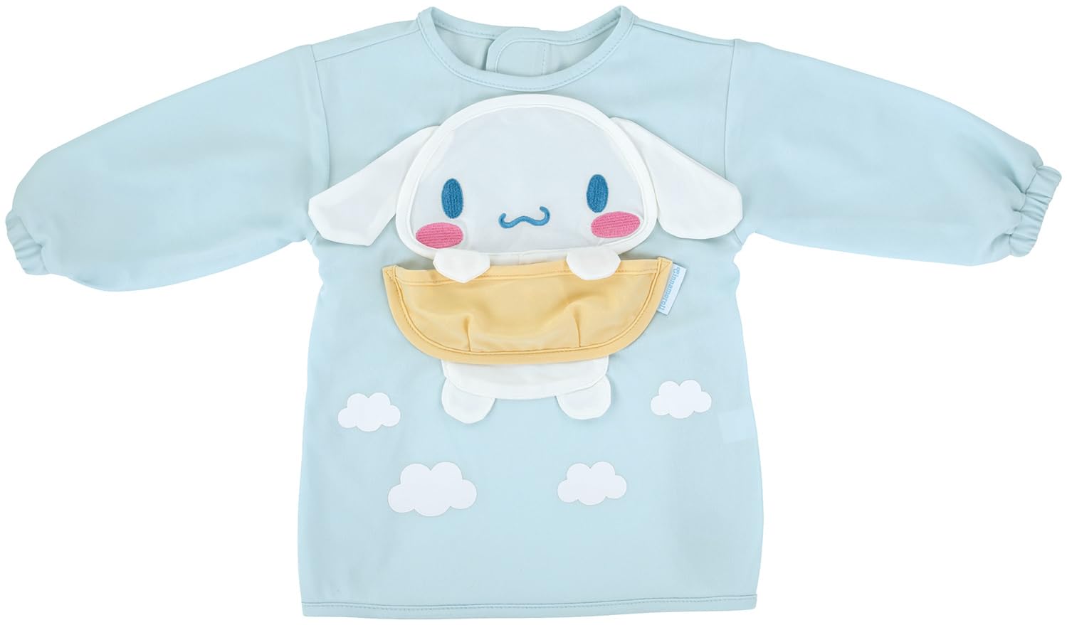 

Skater Long Sleeve Baby Apron for Meals Size Water Repellent with Catch Pocket Sanrio Cinnamoroll Die-Cut 80-90 CBAEP2-A