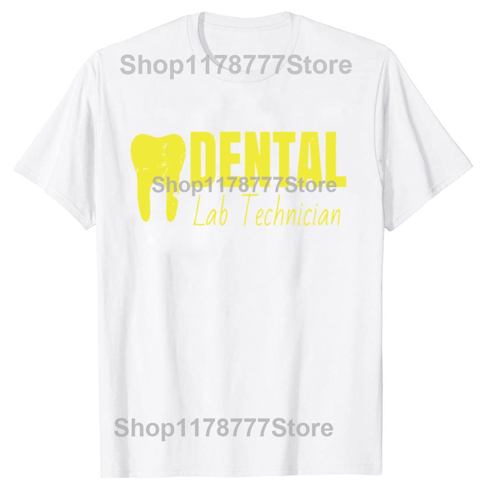 Funny Dental Lab Technician Dentist Floss T Shirts Birthday Gifts Mens Clothing Fashion Casual Loose Oversized T Shirt