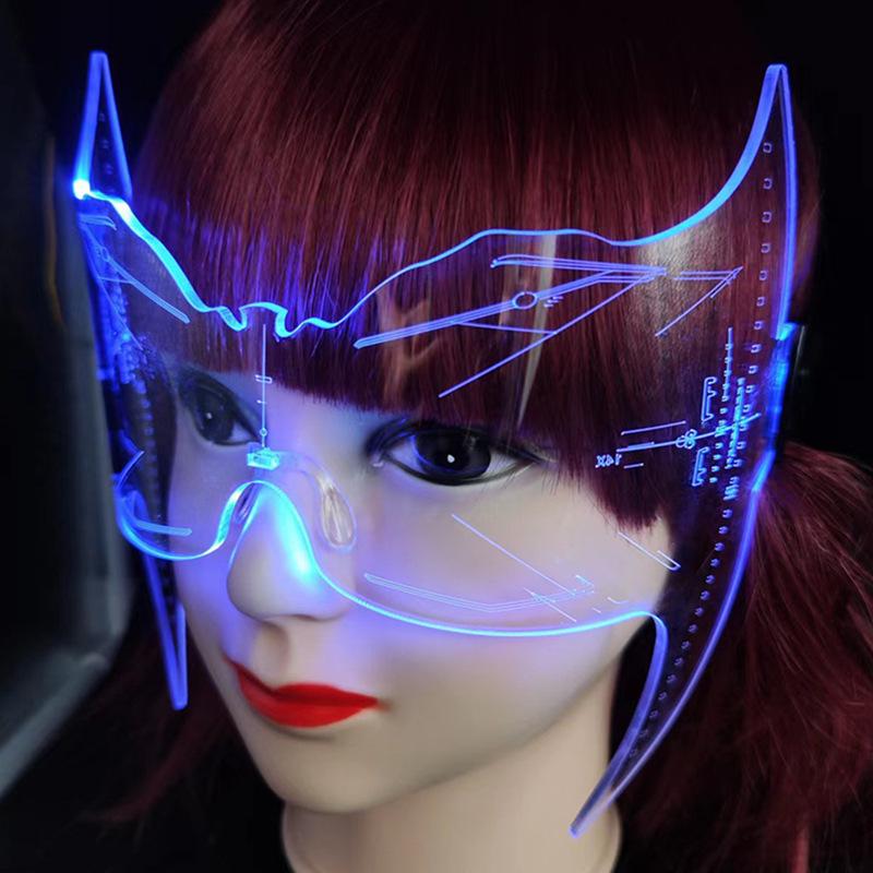 LED-Licht Leuchtende Brille Tide Future Technology Sense Bar Jumping Disco Flash Ladende Brille