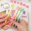 KOMI Creative Cute Rabbit Highlighter Pen - Fluorescent Ink for Drawing and Marking Key Points
