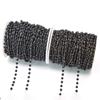 Black Pearl Copper-Plated Chain: DIY Jewelry Material Pack with Beads & Clasp