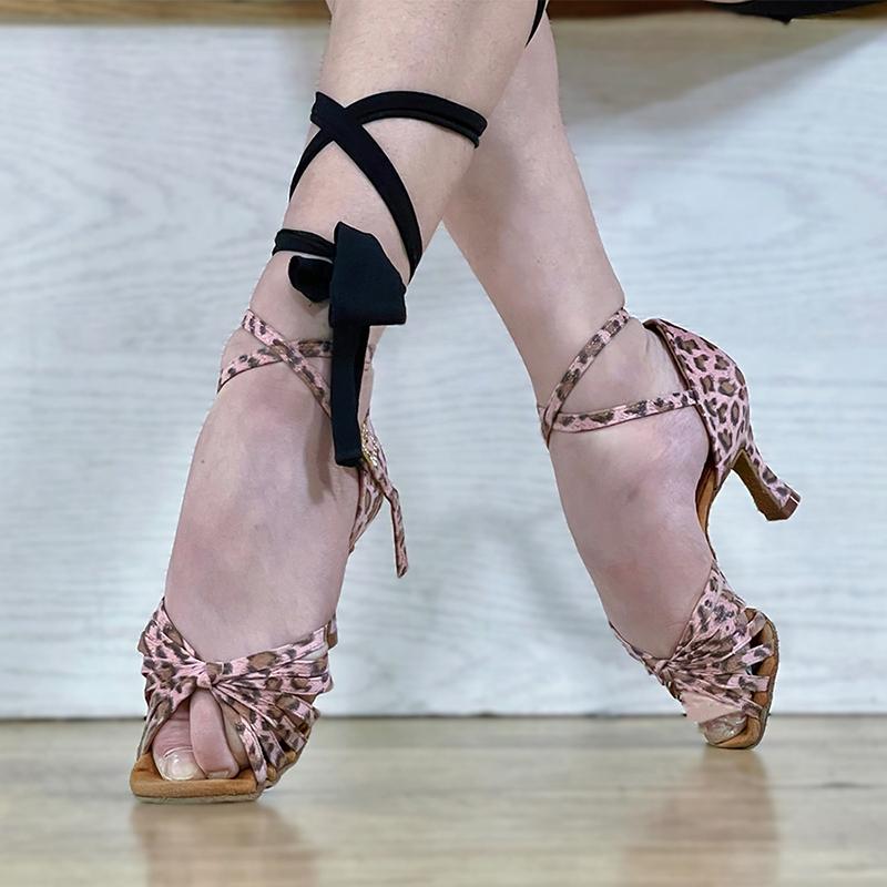 High Heel Adult Women's Latin Dance Professional Sheepskin Velvet Modern Ballroom Dance Shoes Tango Salsa