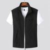Spring and Autumn Middle-aged Men's Casual Vest Quick Dry Fishing Horse Clip Multi-Pocket Large Size Vest Jacket
