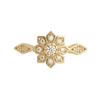Gold Color/Silver Color Dainty Flower Ring for Women Exquisite Wedding Party Gentle Fancy CZ Charming Accessories Jewelry
