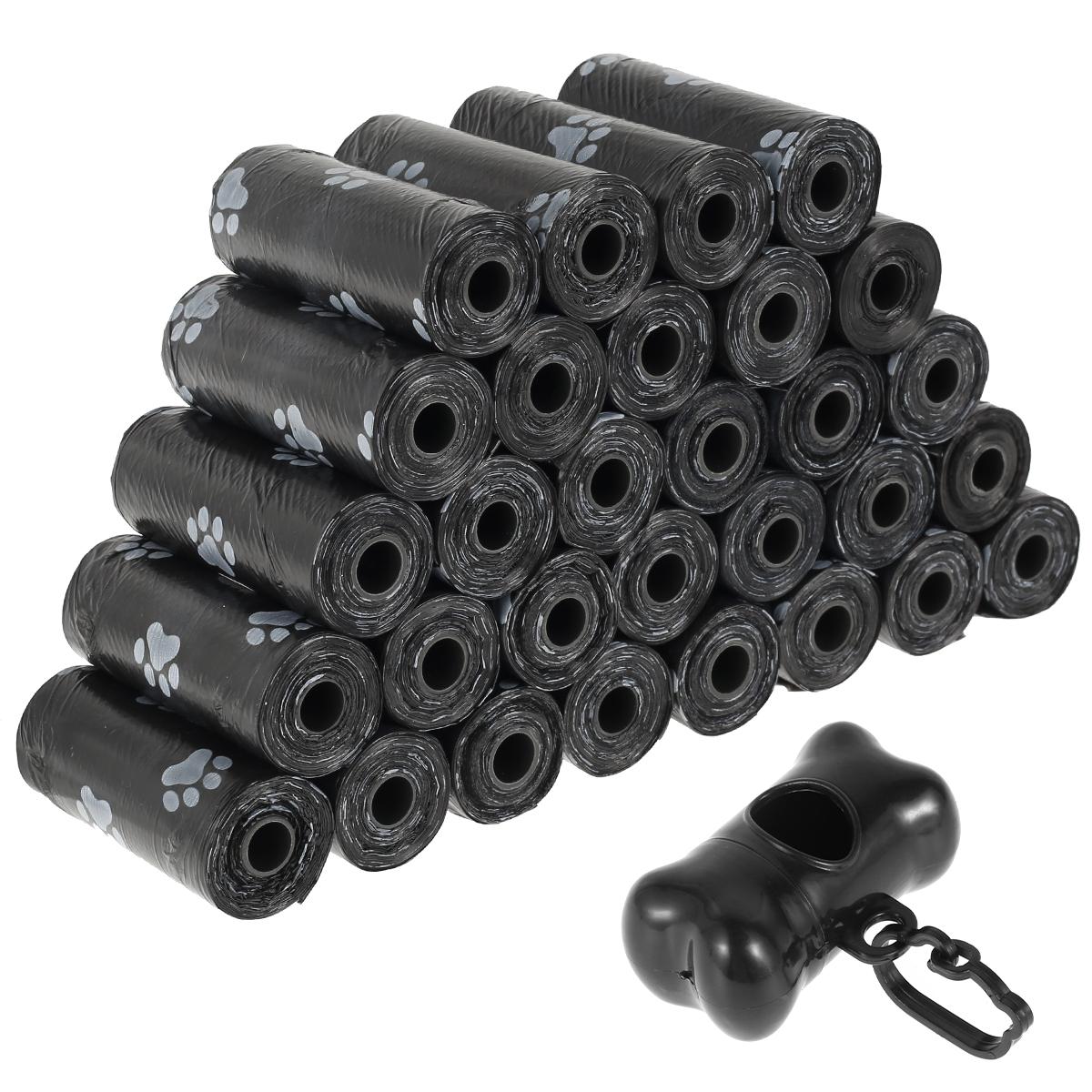 

30/36 Rolls Dog Poop Bags Disposable Cat Outdoors Pet Garbage Bag Clean Leak-Proof with Dispenser 540 Count Portable