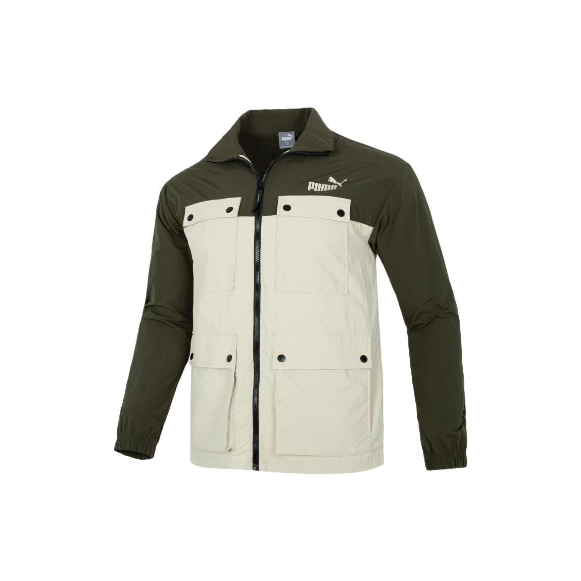 PUMA Windbreaker Jacket Green Men s 849455-64 XS